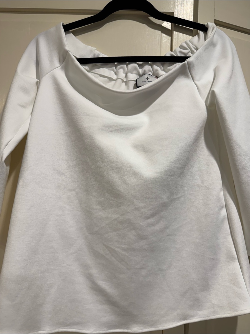 Tuckernuck White Boatneck Long-Sleeve Tunic